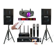 Complete Karaoke System 2500W by Singtronic, Select Songs by Apps via Phone & Tablets, Free: 50,000 Songs & Unlimitted YouTube Songs