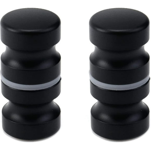 2pcs Black Bathroom Pull Handles, Shower Glass Door Knobs, Back To Back Shower Door Knobs