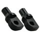 thumbnail image 1 of Adaptador de perno de montaje para estribo de motocicleta de 2 piezas para montaje de estribos macho Negro, 1 of 6