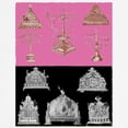 thumbnail image 3 of CafePress - Hanukkah Menorahs Kids Baseball Jersey - Kids Cotton Baseball Jersey, 3/4 Sleeve Shirt, 3 of 4