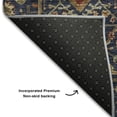 thumbnail image 5 of Addison Rugs Mayfield Premium Machine Washable Transitional Global Navy Rectangle Rug, 9' x 12', 5 of 6
