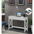 thumbnail image 4 of Pemberly Row 42-Inch Desk with Charging Station in White Wood, 4 of 4