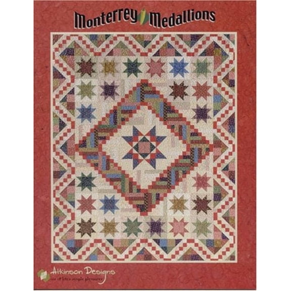 Monterrey Medallions Quilt Pattern Book by Terry Atkinson of Atkinson Designs - Dings Dents