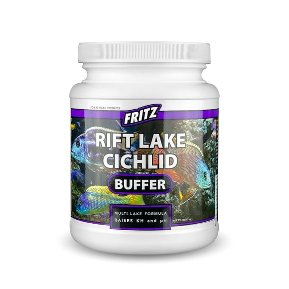 Fritz Aquatics Rift Lake Cichlid Buffer Multi-Lake Formula Raises KH & pH (3-Pound)