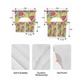 thumbnail image 5 of Red Watermelon Swag Curtains for Living Room/Bedroom Windows, Lemon Summer Fruit Country Pastoral Kitchen Curtains and Valances Set 36 Inch Length, Light Filtering Swags Valance Curtain Panels, 5 of 5