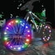 thumbnail image 4 of Luces LED para ruedas de bicicleta Lámpara nocturna para neumáticos de bicicleta en todos los ángulos para máxima seguridad y estilo - 2 luces de colores, 4 of 5