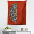 thumbnail image 1 of Mandala Tapestry, Ukranian Design Half Flower Pattern Swirls and Petals Image, Fabric Wall Hanging Decor for Bedroom Living Room Dorm, 5 Sizes, Burgundy White Blue, by Ambesonne, 1 of 1