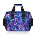 thumbnail image 7 of FORMRS Insulated Cooler Bag 24 Cans Capacity Soft Leakproof Lunch Box with Side Pockets, Neon Pink Starfish, 7 of 7