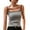 Gray, variant on Lenpel Women's Tank Tops Cotton Spaghetti Strap Square Neck Slim Basic Sleeveless Undershirts Camisole Layering Shirts