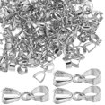 thumbnail image 2 of 100pcs Pendant Necklace DIY Clasp Connectors Necklace Pinch Clip Buckles, 2 of 4