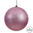 thumbnail image 3 of Vickerman 4.75" Mauve Sequin Ball Ornament, 4 per Bag, 3 of 5