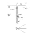 thumbnail image 2 of Grohe 26 485 Retro-Fit Shower - Chrome, 2 of 2
