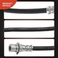 thumbnail image 5 of A-Premium Rear Center Brake Hydraulic Hose Compatible with Select Ford Models - Excursion 2000-2005, For F-250 Super Duty 1999-2004, For F-350 Super Duty 1999-2004, 4WD - Replace# F81Z2282KA, 5 of 8