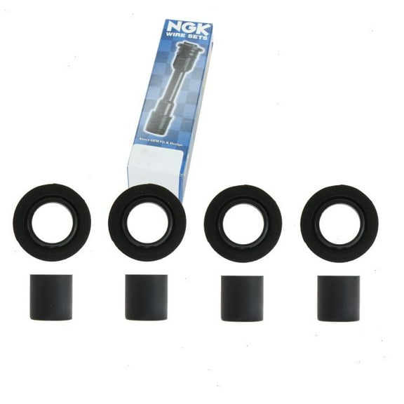 4 pc NGK Ignition Coil Boots compatible with Honda Element 2.4L L4 2003-2011