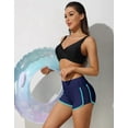 thumbnail image 6 of Charmo Womens Boyleg Swim Shorts High Waisted Tummy Control Sporty Swim Bottoms, 6 of 7