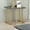 Gold; Black, variant on Furniture of America Musel Faux Marble Top End Table, Black