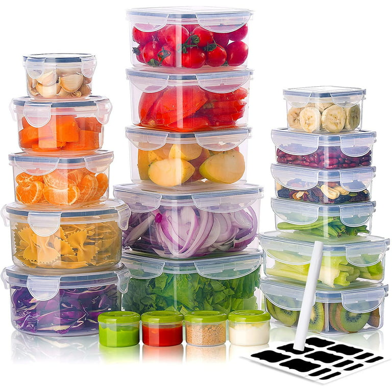 3 PCS Airtight Food Storage Containers With Lids Durable Plastic Food  Containers Set Leak Proof Guaranteed 