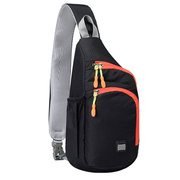 LONGshukeji Small Sling Backpack Waterproof Unisex Shoulder Bag Chest Crossbody Daypack