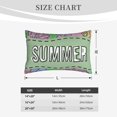 thumbnail image 4 of Sikiie Summer Print Plush Pillow Cover, Wrinkle-proof and Stain-resistant Pillow Protector without Pillow Core, Home Decoration-16"x24", 4 of 6