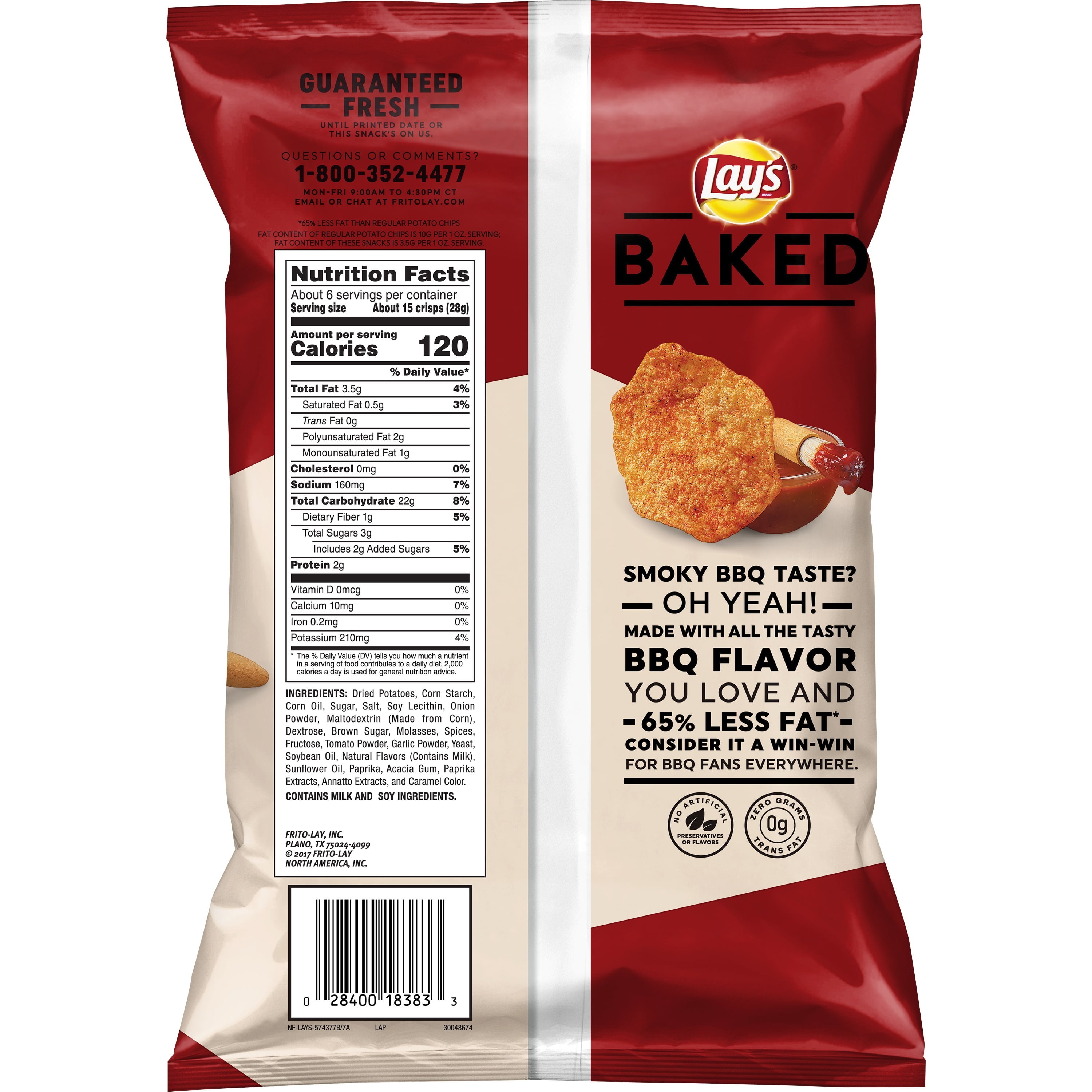 Lays Baked Barbecue Chips Nutrition Facts Nutrition Ftempo