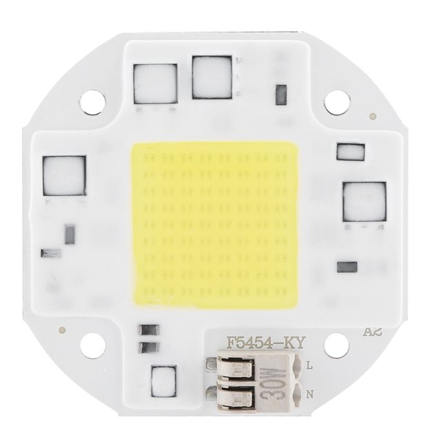 Chip de fuente de luz COB 6000K 20/30/50W AC 100-260V para luz de proyección de farola(30W6000K)