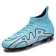thumbnail image 3 of Zapatos de fútbol al aire libre para hombre, calzado de fútbol Unisex al tobillo, FG/TF, tacos de césped de entrenamiento ultraligeros profesionales antideslizantes, ligeros, 3 of 5