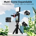 thumbnail image 3 of Camera Protective Housing Case, Shockproof Dual Cold Shoe Mounts Secure Lock Action Camera Protective Cage with 1/4 Inch Screw Hole for Microphone, 3 of 7