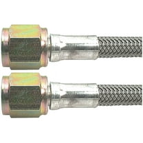 Allstar Performance ALL46400-42#4 Braided Steel Lines With -4 Ends, 42in