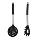 thumbnail image 1 of Utensilios de cocina resistentes al calor, juego de utensilios de silicona inoxidable para utensilios de cocina antiadherentes, aptos para lavavajillas, 1 of 5