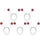 thumbnail image 1 of 5pcs Lovely Hair Creative Ball Shape Decorative Headdress, 1 of 2