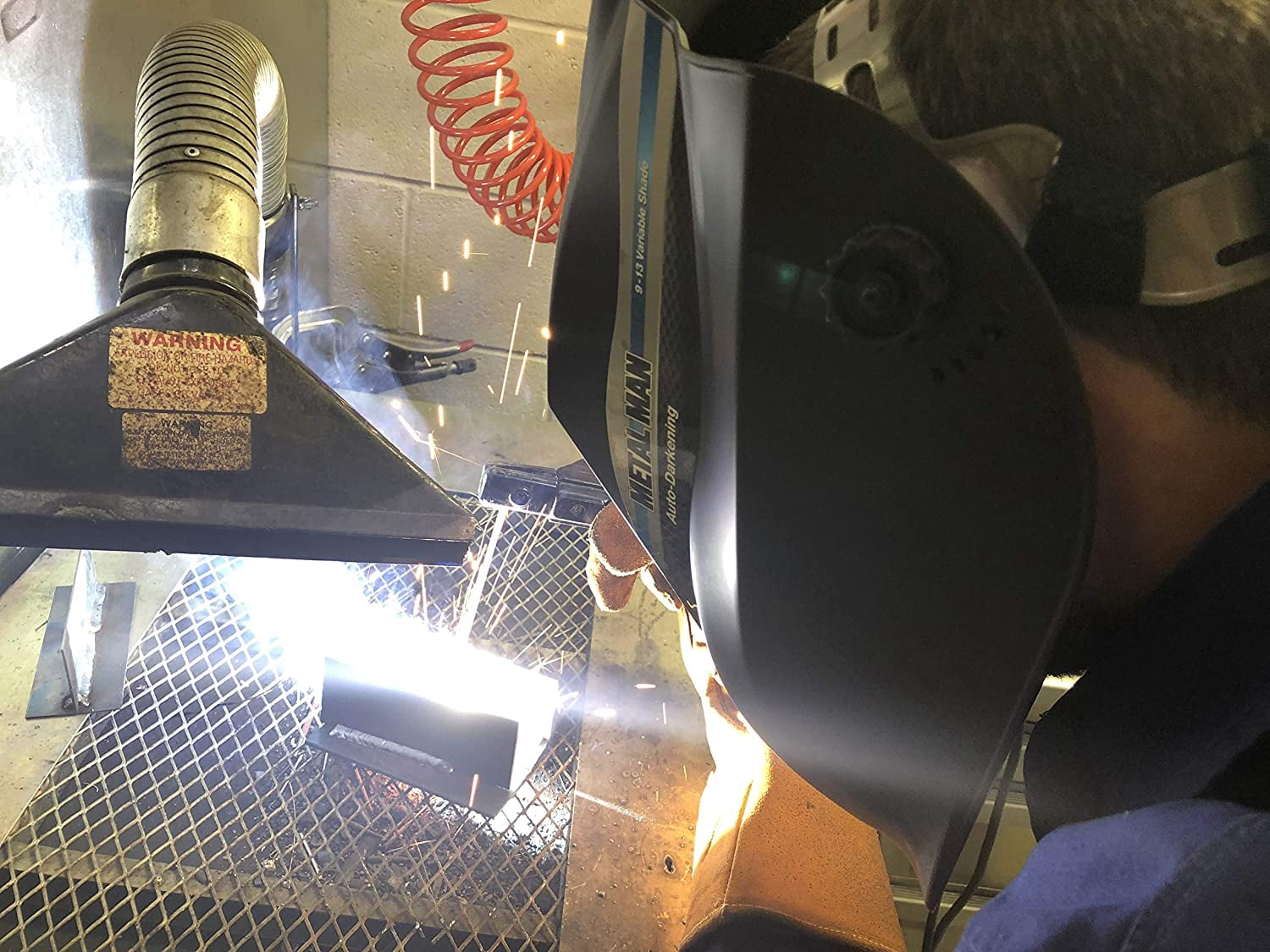 Auto Darkening Welding Helmet AB8100SC HOT Price/Cool Helmet. Features 9 to 13 Shade Control Solar Powered with Back Up Battery Power. Great For MIG, TIG, Stick Welding. Adjustable Shade Control