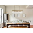 thumbnail image 4 of Elegant Lighting Sydney 50" Modern Metal/Crystal Chandelier in Satin Gold/Clear, 4 of 9