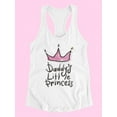 thumbnail image 3 of Daddy's Little Princess Design. Tank Women -Image by Shutterstock, Female Large, 3 of 4