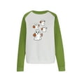 thumbnail image 7 of Neewe Women's Halloween Pumkin Face Sweatshirts Hocus Pocus Long Sleeve Shirt Spooky Skeleton Pullover Tops, 7 of 7