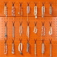 thumbnail image 3 of Peg Board Hooks,Black J-Hook for Hanging Jewelry, Keys, Retail Items, 3 of 5