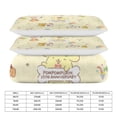 thumbnail image 2 of Pompompurin Duvet Cover Set 3-Piece Bedding Set Soft Warm And Comfortable Soft Bed Set with 1 Duvet Cover And 2 Pillowcases for Bedroom All Season 102"x90", 2 of 7
