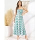 thumbnail image 3 of Vestido Grace Karin con tirantes finos sin mangas y estampado floral, 3 of 5