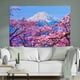 thumbnail image 3 of Tapiz de flores de cerezo TUNC del monte Fuji para colgar en la pared 150x100 cm Sencillez, 3 of 5