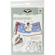 KB RILEY Karen Burniston Dies Snowman Twist Circle Pop-Up