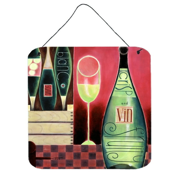 Wine Collection Blanc by Cathy Brear Wall or Door Hanging Prints