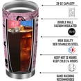 thumbnail image 2 of Scream Tumbler,Scary Movie Halloween Tumbler for Women Girls,Ghostface Tumbler Spooky Vibes 20 OZ Horror Scary Face Theme Decor Insulated Cup with Lid,Vacuum Stainless Steel Coffee Mug Stemless Cup, 2 of 7