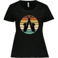 thumbnail image 3 of Inktastic Saxophone Music Vintage Band Women's Plus Size T-Shirt, 3 of 5