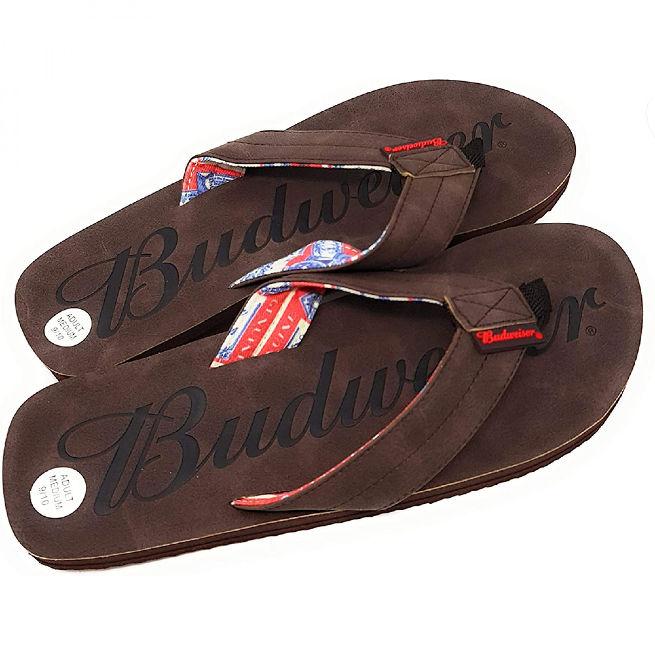 Budweiser Shoe Men 14 Thong Sandals Brown Budweiser - Brandclub - Budweiser mens Men main image 4