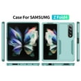 thumbnail image 2 of for Samsung Galaxy Z Fold 4 5G Case, Phone Case Heavy Duty 2 in 1 Full Body Rugged Shockproof Hybrid Hard PC Soft TPU Bumper Drop Protective Girls Women Boy Men Covers for Z Fold 4 5G, Green, 2 of 7
