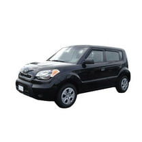 Auto Ventshade (AVS) by RealTruck Outside Mount Ventvisor / Window Deflectors Front & Rear Set 4 Pc. Set Compatible with 2010-2013 Kia Soul