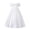 White, variant on Fozruso Girls' Dresses Girls Formal Off Shoulder Bow Dress Maxi Gown Wedding Party Satin Dress For Kids,8-9 Years