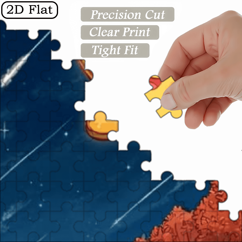 A 1000pcs Adult Puzzle Featuring Character and Landscape Themes, High Difficulty Level, Suitable for Adults, Family Entertainment.29.4*19.6 in