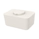 thumbnail image 3 of Contenedor de toallitas, soporte para caja de pañuelos, dispensador de pañuelos faciales minimalista y versátil Beige, 3 of 9