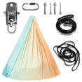thumbnail image 2 of ZJMCAJY - Columpio sensorial para niños y adultos, doble capa, soporta hasta 200 libras, columpio de multicolor, 2 of 9