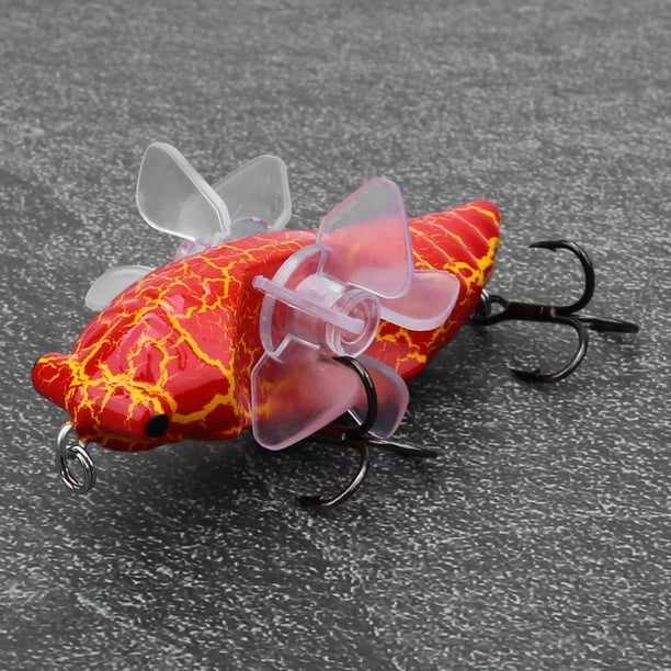 YLSHRF Fish Lures, Artificial Lure, With Rotating Spins Propeller